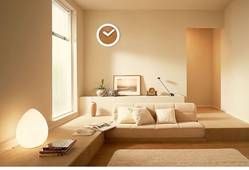 Novedad Moderna Reloj de Pared de Madera Contemporáneo en 4 Colores Decoración del Hogar Regalo - Imagen 19 de 21