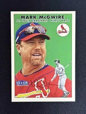 2000 Fleer Tradition Mark McGwire #400 Baseball Card St. Louis Cardinals