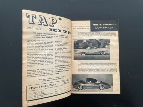 ROD & Customs Magazine June 1956 MUROC LEMANS Hot Rod Showcase Detroit Design - Picture 3 of 5