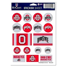 Ohio State Buckeyes Vinyl Die-Cut Sticker Set / Decal Sheet *Free Shipping
