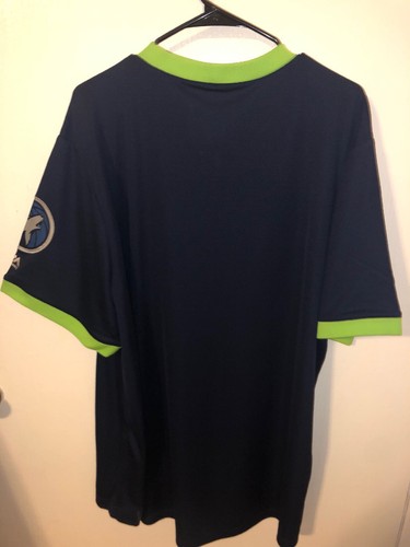 Majestic Men’s Cool Base Minnesota Timberwolves Basketball Shirt Sz Large New - Picture 4 of 4