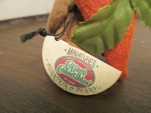 2 Cottage Collectibles By: Ganz Bunnykin Tan Bunny Rabbit Mini Jointed Stuffed - Picture 5 of 5