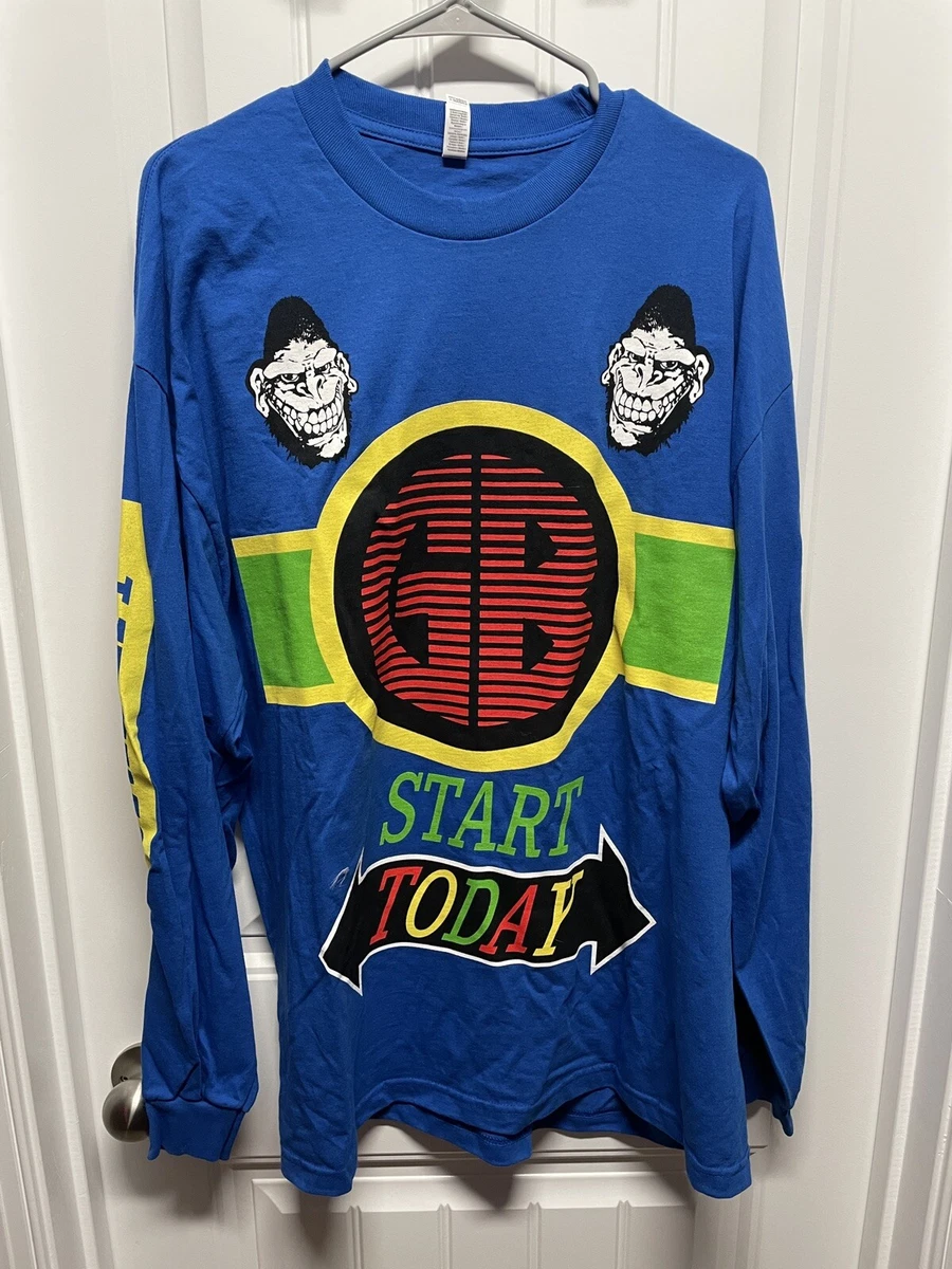Gorilla Biscuits Start Today Long Sleeve XL Blue CIV NYHC eBay