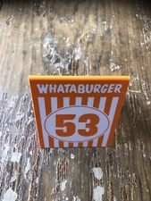 Whataburger Table Tent Number 53 Famous Burgers
