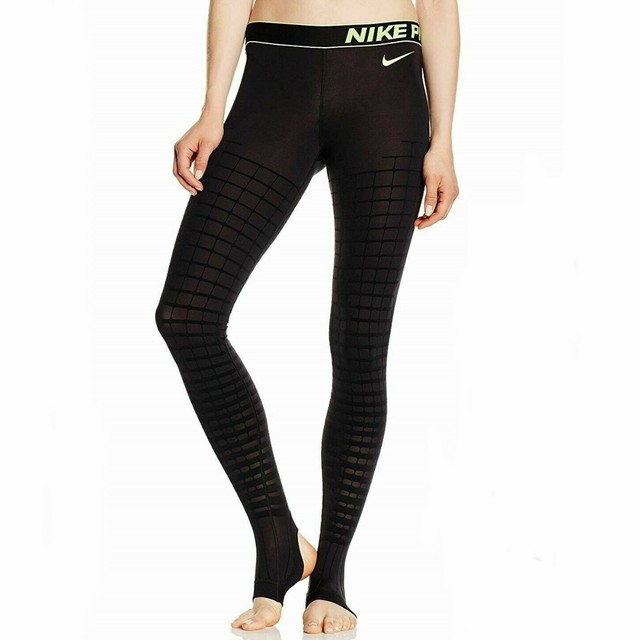 Womens Black Nike Pro Hyperrecovery Performance Tights 925288-010 Large for sale online | eBay