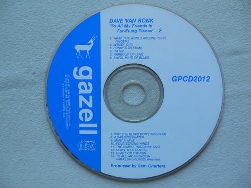 DAVE VAN RONK: To All My Friends In Far-Flung Places - Double CD- GPCD 2011/12 - Bild 3 von 12