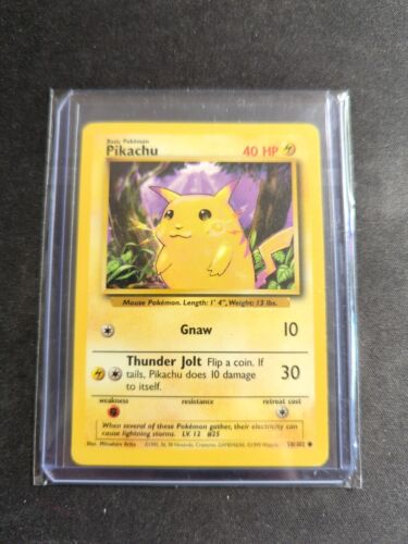 Pikachu 058/102 Base Set Regular
