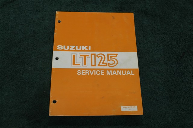 1984 SUZUKI QUADRUNNER 125 LT125 4X6 OEM SERVICE MANUAL BOOK | eBay