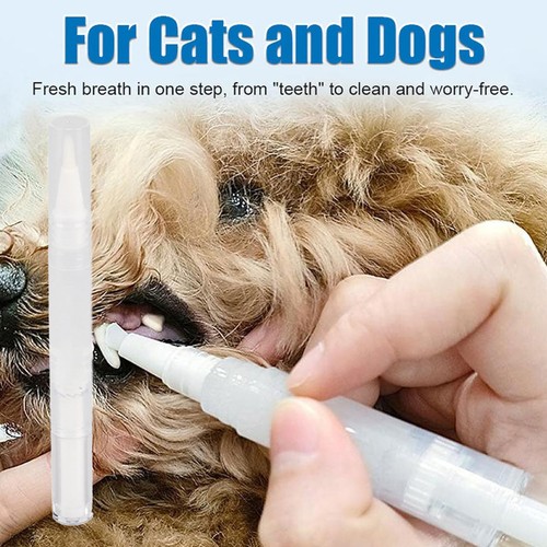 Pet Toothbrush Pen, Dog Teeth Cleaning Pen, Cat/Dog Tartar Remover for Teeth - Picture 7 of 10