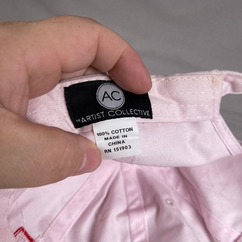 Sombrero Iluminado Unisex Rosa Correa Papá Gorra Bordada Hype Mínimo - Imagen 8 de 10