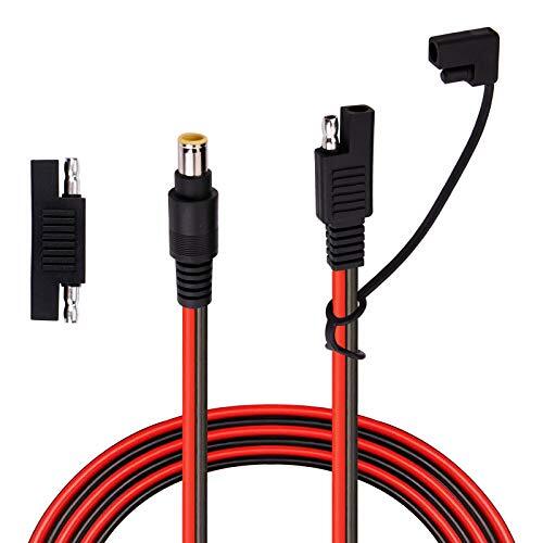 Adaptador conector macho a SAE de 8 mm de CC cable calibre 14 compatible con Expl... - Imagen 1 de 8