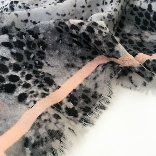 Large Leopard Print Scarf with Stripes Animal Zebra Big Long Shawl Summer Winter - Picture 397 of 818