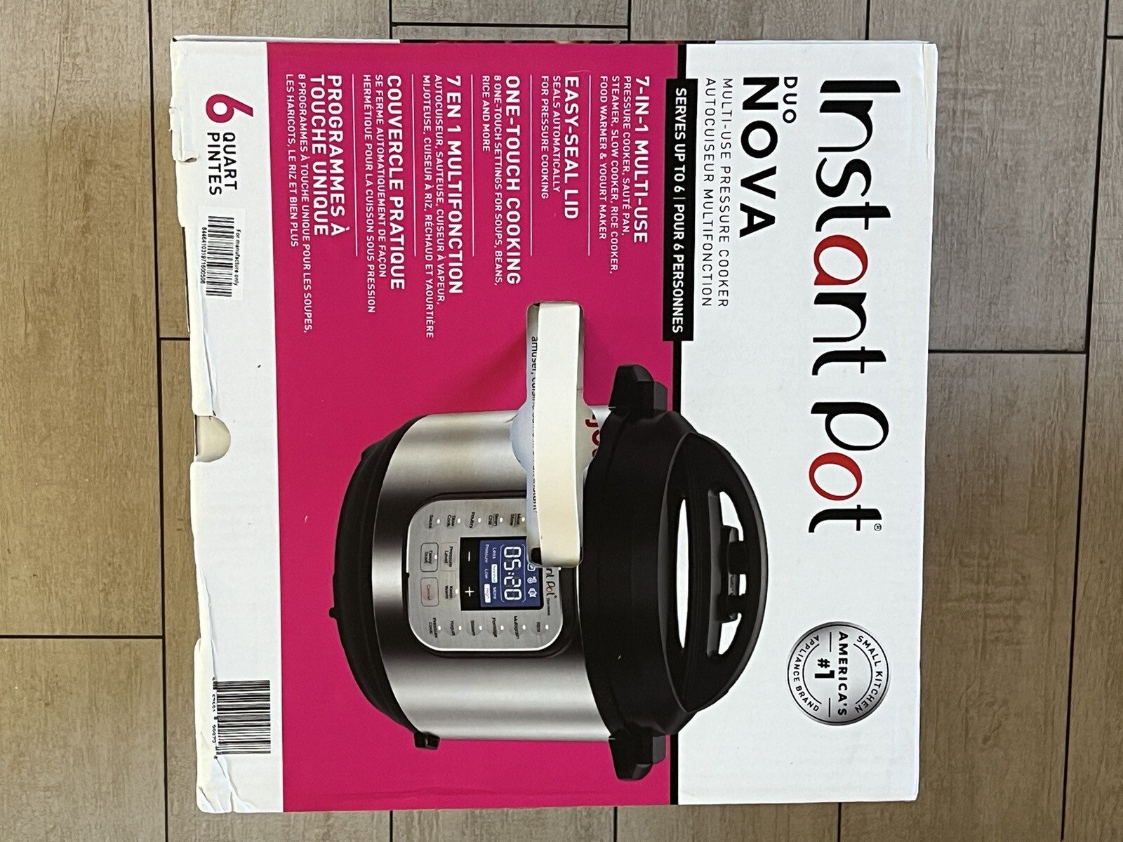 Instant Pot DUO NOVA 60 6qt 7-in-1 Pressure Slow Cooker NEW