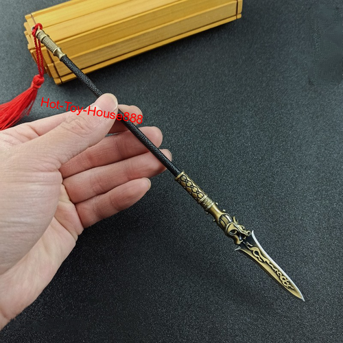 1/6 Scale Halberd Long Spear Weapon Model for 12" Action Figure Body about 22cm - Picture 8 of 18