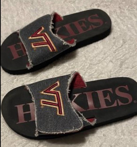 Virginia Tech Hokies Slide Sandals Unisex Men Size 7/8 Womens Size 9/10 - Picture 3 of 9