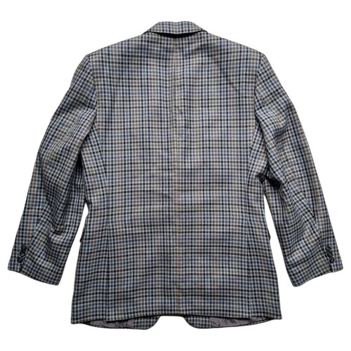 Blazer DAKS Para Hombre Cuadros 100% Lana Nueva Talla 40 R Pata de Gallo Manga Larga Clásico - Imagen 8 de 14