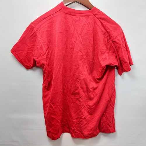 Vintage Ireland Celtic Abstract Animal Design Red T-Shirt Single Stitch Size LG - Picture 2 of 3