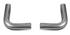 Mild Steel Exhaust Pipe Mandrel Tubing Bend 90 Degree 2 1/4"  2-1/4 Inch PAIR
