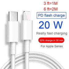 20W PD Fast Charging Cable Quick Charger Power Sync Cord For Apple iPhone  iPad
