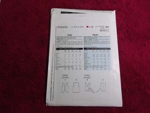 Butterick Patterns (W) ~ All Patterns are Size 16-22 * ~ * ~ * ~ * Listing 3437 - Picture 7 of 79
