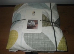 Orla Kiely Scribble Stem Duck Egg Sea Grass Double Duvet Cover Cost