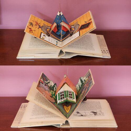 1932 FIRST EDITION THE POP-UP PINOCCHIO CARLO COLLODI, BY HAROLD LENTZ WITH DJ - Picture 15 of 24