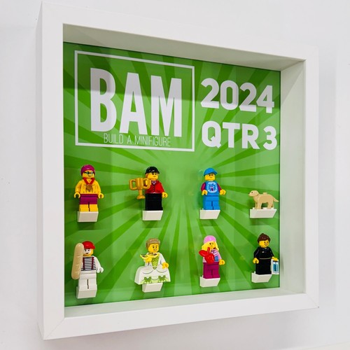 Display Frame case for Lego BAM build a minifigures series 2024 Quarter 3 27cm - Picture 13 of 24