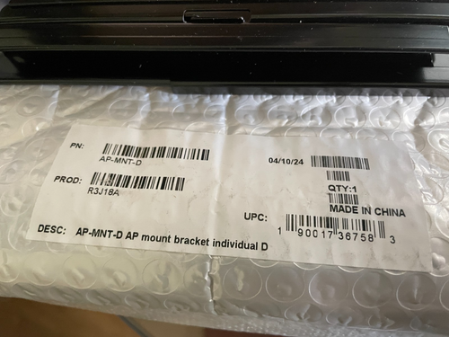 BRAND NEW & SEALED HPE Aruba AP-MNT-B AP Mount Brackets R3J18A - 第 2/2 張圖片
