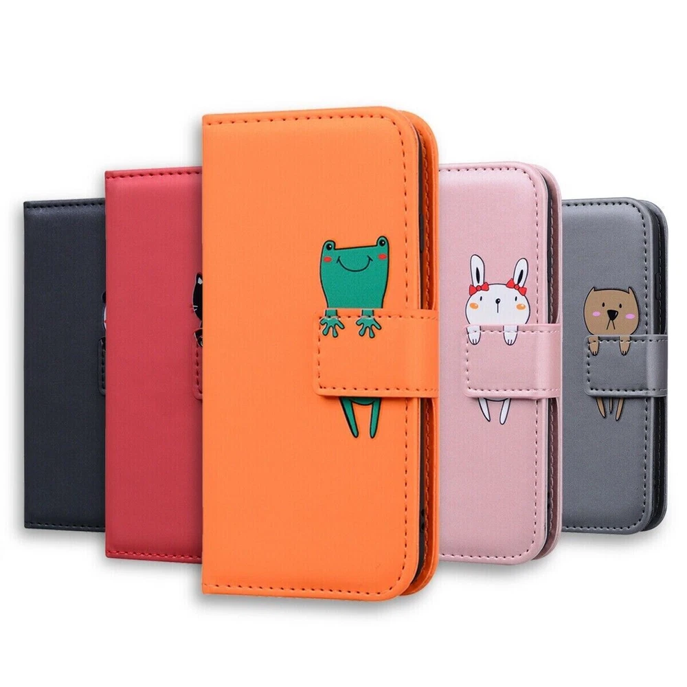 Leather Wallet Flip Phone Case for iPhone 15 14 13 Pro Max 12 11 Xs XR Cover