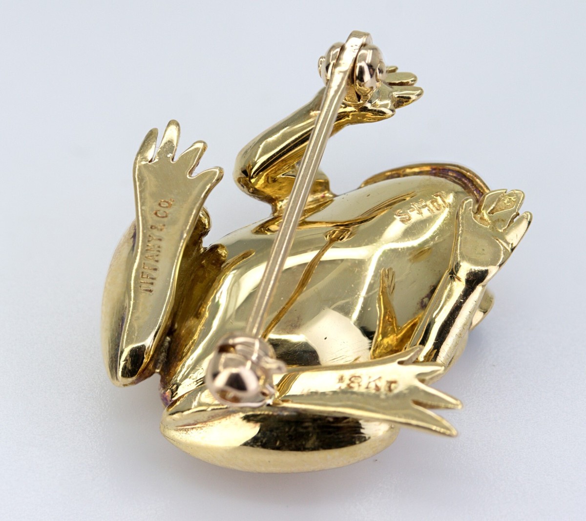Tiffany & Co., Emerald, 18K Yellow Gold Frog Brooch | eBay Tiffany & Co., Emerald, 18K Yellow Gold Frog Brooch | eBay