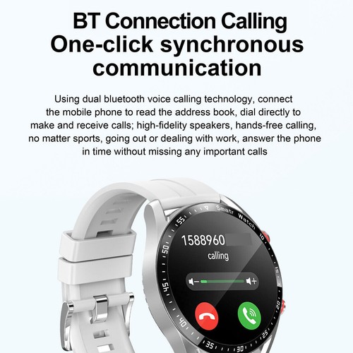 NEW Smart Watch For Men/Women's Waterproof Smartwatch Bluetooth iPhone Samsung - 第 21/24 張圖片