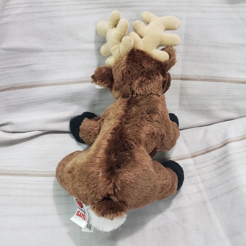 Webkinz Brown Reindeer Plush Stuffed Animal HM137 No Code Ganz 9 Inch - Picture 5 of 8