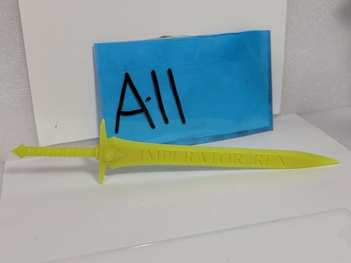 Spada 3d ResinMagic's A11 Imperator Rex adatta per Space Marine da 7" - Foto 1 di 2