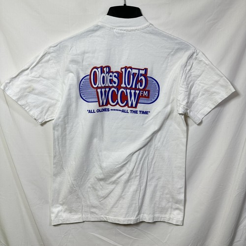 Camiseta De Colección Oldies 107.5 WCCW Para Hombre M Distressed Dave Gauthier Michael O'Shea TC - Imagen 7 de 10