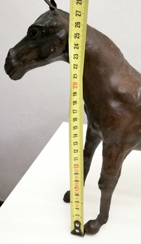 Vintage leather horse from around the 1960s - Imagen 7 de 8