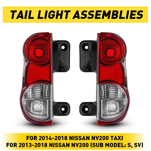 Tail Light For Assembly 2013-2018 Nissan Halogen NV200 Left Side Right Taillamp - Picture 13 of 14