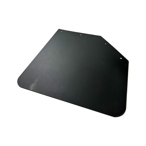 Pair Universal Angled Semi-Truck Mud Flap HD Polymer Splash Guard Mudflap 24*24" - Picture 2 of 7