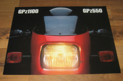 NOS 1981 KAWASAKI Motorcycle GPZ1100 GPZ550 GPZ 1100 550 Brochure_ORIGINAL_NEW