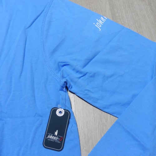 JOHNNIE-O Mens M MEDIUM EDISON HOODIE MALIBLU BLUE PULLOVER T SHIRT JMLT3010 - Picture 16 of 21