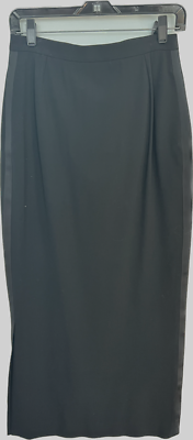 【送料&関税込】Dolce & Gabbana Midi Pencil Skirt Dolce & Gabbana Menswear Inspired Black Midi Pencil Skirt sz