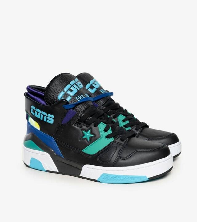 Converse Kids ERX 260 Mid Sneakers K Black/Blue 264388C Size