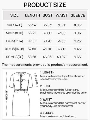 MEROKEETY Women's Knit Bodycon Sweater Dress Button Short Sleeve Crew Neck, Sz S - Picture 7 of 7