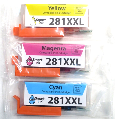 Smart Ink kompatible Tintenpatrone 280XXL & 281XXL schwarz gelb Cyan Magenta - Bild 4 von 5