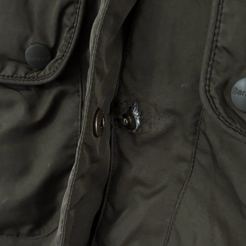 Barbour Utility Parka Mac Jacke Gr. UK 12 Kapuze grün Damen wasserdicht gebraucht - Bild 5 von 15