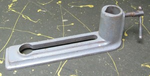 Delta wood lathe replacement parts - banjo toolrest base for 1 in. post