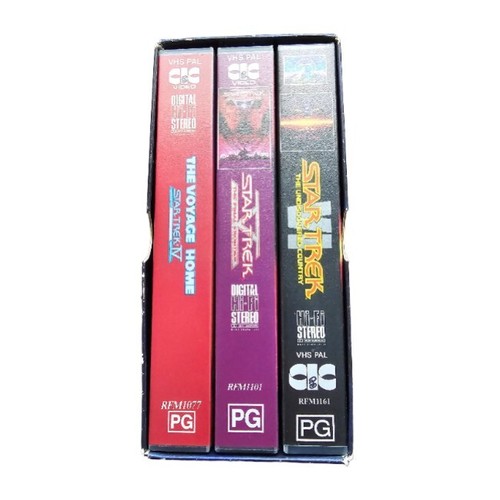 Star Trek Collectors Edition 2 VHS Tape Bundle x3 - Picture 3 of 3