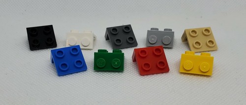 LEGO Parts Bracket 1 x 2 - 2 x 2 44728 92411 21712 86644 Choose Color - Picture 2 of 2