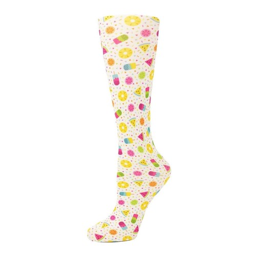 NEW Cutieful Therapeutic Compression Socks Fits Sizes 5-11 Summer Treats Popsic