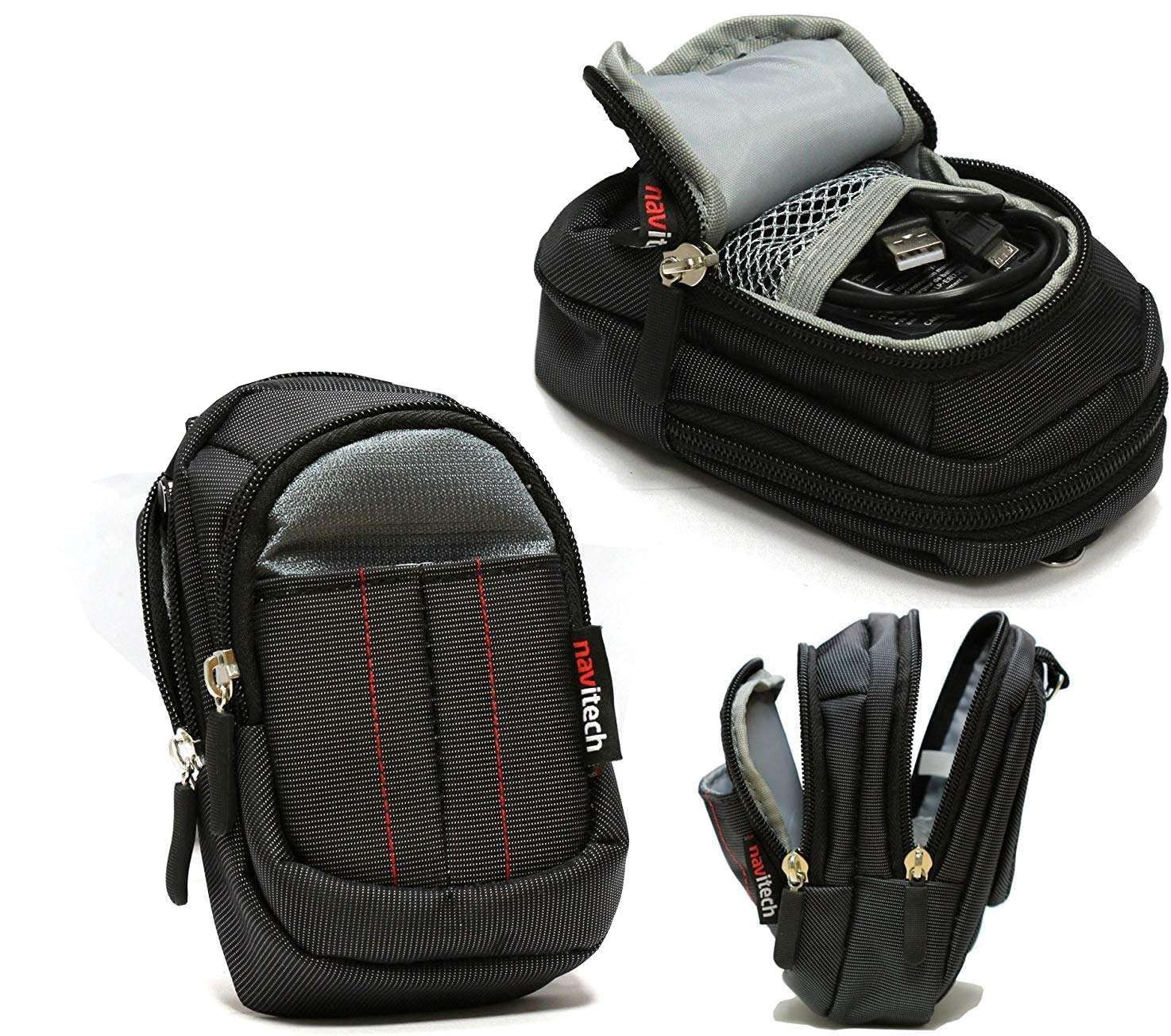 Черный чехол для фотоаппарата Navitech AquaPix W1024-P
