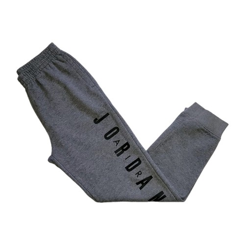 Air Jordan Youth XL Gray Fleece Side Logo Joggers & Flecked Jumpman Tshirt Set - Picture 6 of 7